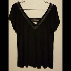 BKE Black Dress Top